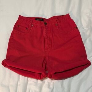Vintage Eddie Bauer Coral Denim Shorts